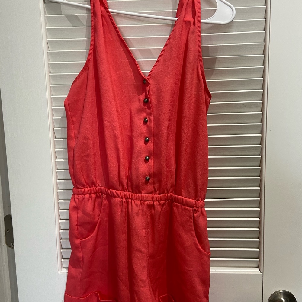 Bright Pink Romper